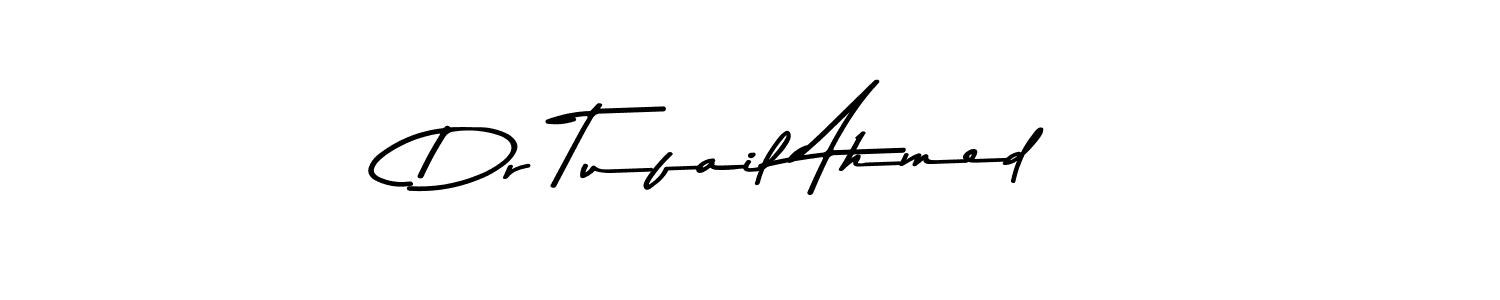 The best way (Asem Kandis PERSONAL USE) to make a short signature is to pick only two or three words in your name. The name Dr Tufail Ahmed include a total of six letters. For converting this name. Dr Tufail Ahmed signature style 9 images and pictures png