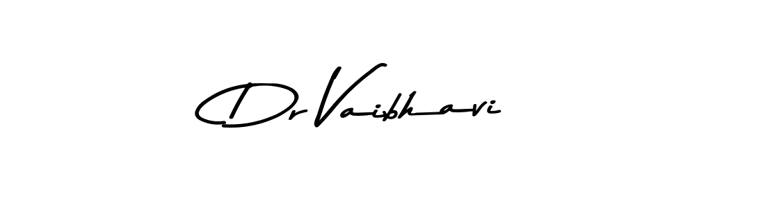 Create a beautiful signature design for name Dr Vaibhavi. With this signature (Asem Kandis PERSONAL USE) fonts, you can make a handwritten signature for free. Dr Vaibhavi signature style 9 images and pictures png