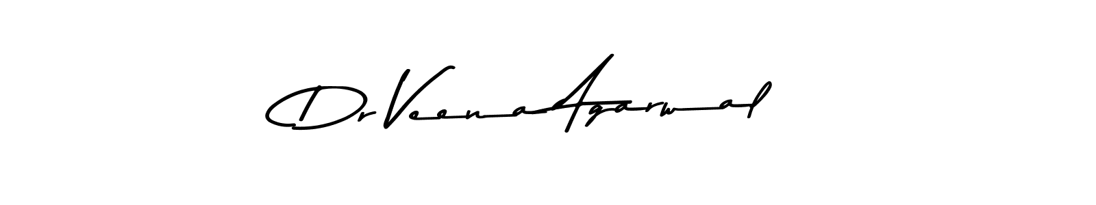 The best way (Asem Kandis PERSONAL USE) to make a short signature is to pick only two or three words in your name. The name Dr Veena Agarwal include a total of six letters. For converting this name. Dr Veena Agarwal signature style 9 images and pictures png