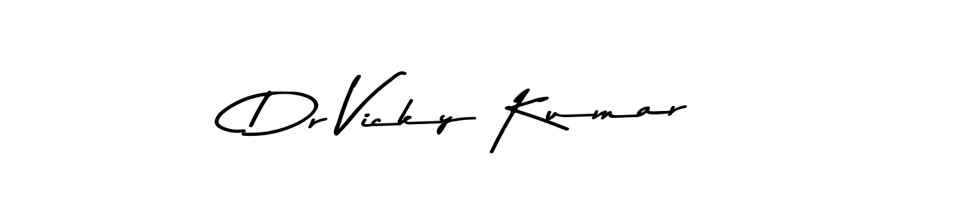 How to make Dr Vicky Kumar signature? Asem Kandis PERSONAL USE is a professional autograph style. Create handwritten signature for Dr Vicky Kumar name. Dr Vicky Kumar signature style 9 images and pictures png