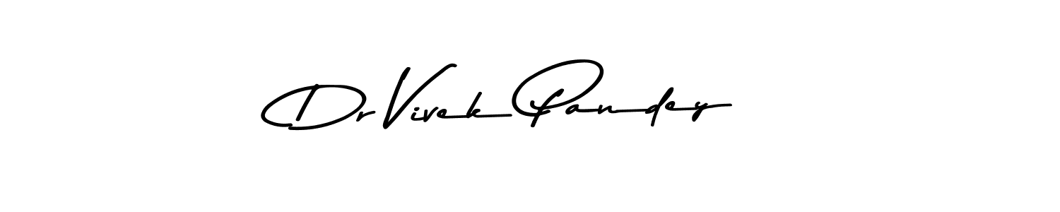 Dr Vivek Pandey stylish signature style. Best Handwritten Sign (Asem Kandis PERSONAL USE) for my name. Handwritten Signature Collection Ideas for my name Dr Vivek Pandey. Dr Vivek Pandey signature style 9 images and pictures png