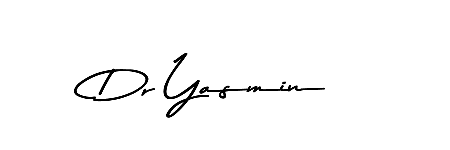 Use a signature maker to create a handwritten signature online. With this signature software, you can design (Asem Kandis PERSONAL USE) your own signature for name Dr Yasmin. Dr Yasmin signature style 9 images and pictures png