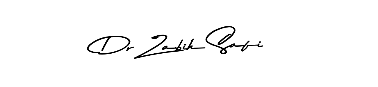 Dr Zabih Safi stylish signature style. Best Handwritten Sign (Asem Kandis PERSONAL USE) for my name. Handwritten Signature Collection Ideas for my name Dr Zabih Safi. Dr Zabih Safi signature style 9 images and pictures png
