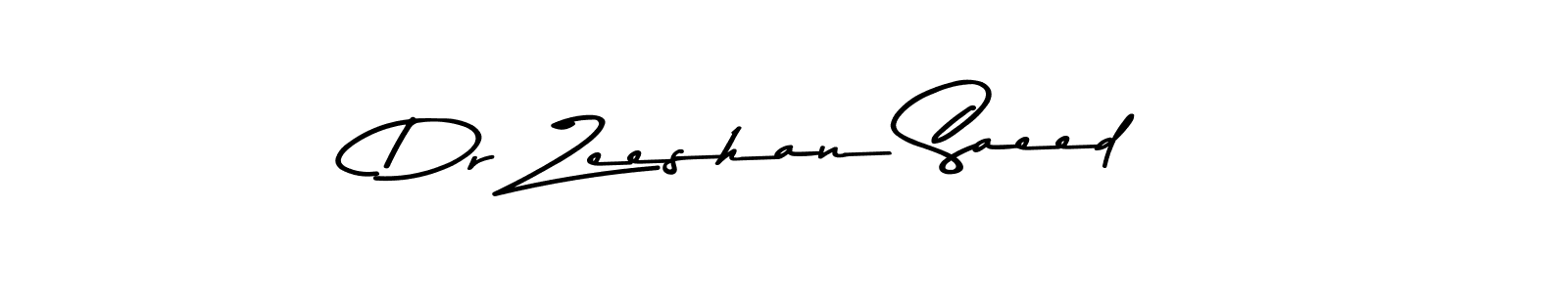 The best way (Asem Kandis PERSONAL USE) to make a short signature is to pick only two or three words in your name. The name Dr Zeeshan Saeed include a total of six letters. For converting this name. Dr Zeeshan Saeed signature style 9 images and pictures png