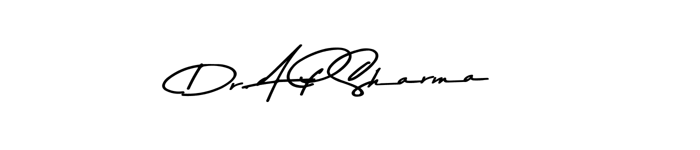 Asem Kandis PERSONAL USE is a professional signature style that is perfect for those who want to add a touch of class to their signature. It is also a great choice for those who want to make their signature more unique. Get Dr. A P Sharma name to fancy signature for free. Dr. A P Sharma signature style 9 images and pictures png