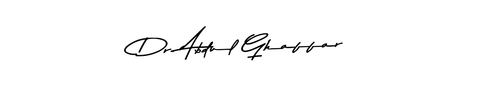 The best way (Asem Kandis PERSONAL USE) to make a short signature is to pick only two or three words in your name. The name Dr. Abdul Ghaffar include a total of six letters. For converting this name. Dr. Abdul Ghaffar signature style 9 images and pictures png