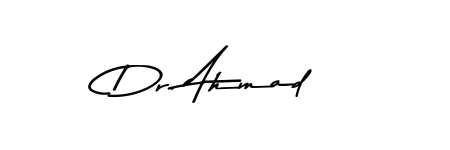 Use a signature maker to create a handwritten signature online. With this signature software, you can design (Asem Kandis PERSONAL USE) your own signature for name Dr. Ahmad. Dr. Ahmad signature style 9 images and pictures png