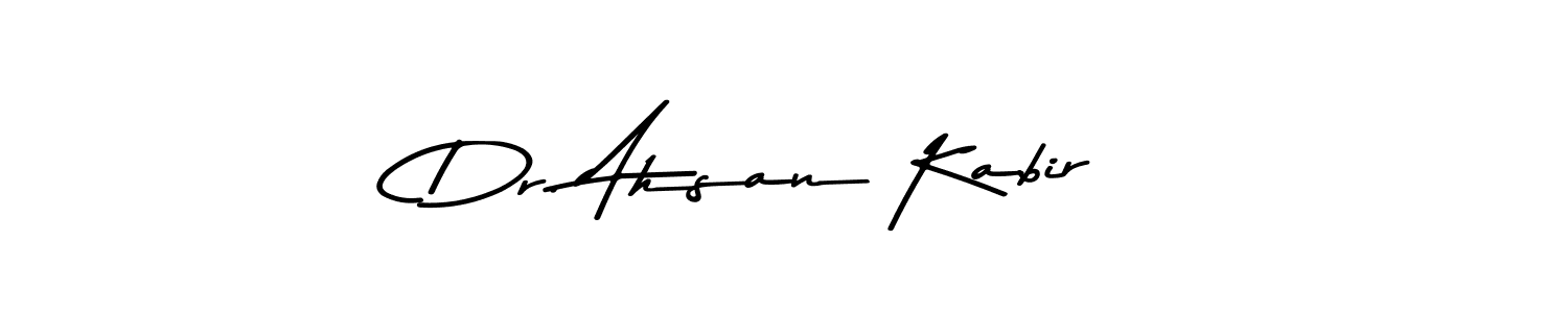 Design your own signature with our free online signature maker. With this signature software, you can create a handwritten (Asem Kandis PERSONAL USE) signature for name Dr. Ahsan Kabir. Dr. Ahsan Kabir signature style 9 images and pictures png
