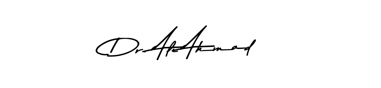 Create a beautiful signature design for name Dr. Ali Ahmad. With this signature (Asem Kandis PERSONAL USE) fonts, you can make a handwritten signature for free. Dr. Ali Ahmad signature style 9 images and pictures png