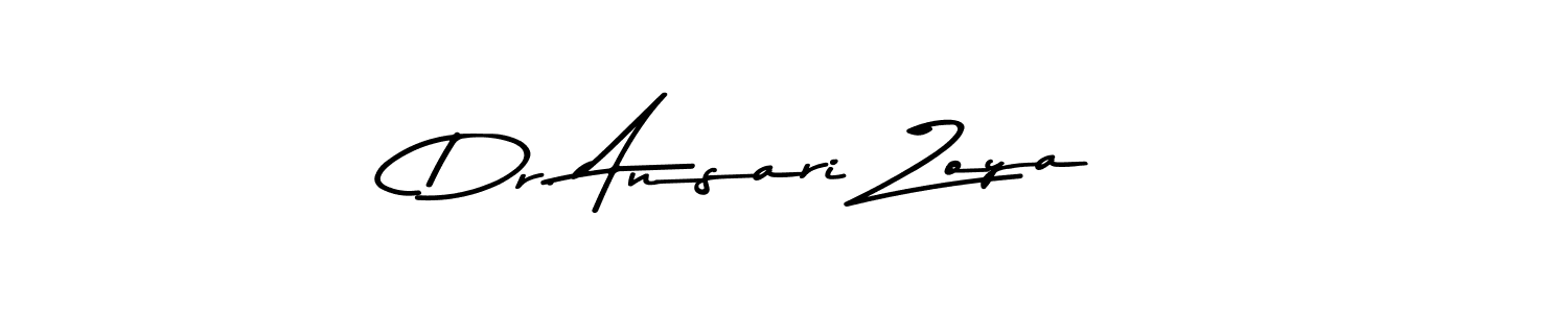 Dr. Ansari Zoya stylish signature style. Best Handwritten Sign (Asem Kandis PERSONAL USE) for my name. Handwritten Signature Collection Ideas for my name Dr. Ansari Zoya. Dr. Ansari Zoya signature style 9 images and pictures png