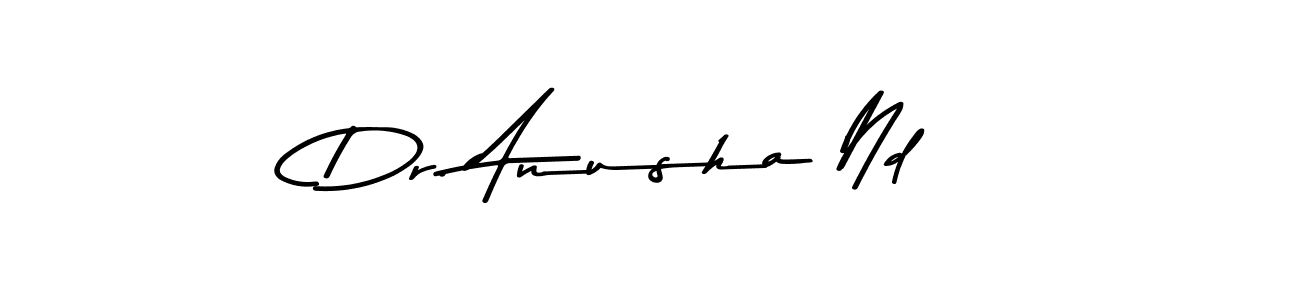 This is the best signature style for the Dr. Anusha Nd name. Also you like these signature font (Asem Kandis PERSONAL USE). Mix name signature. Dr. Anusha Nd signature style 9 images and pictures png