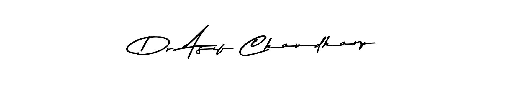 Make a beautiful signature design for name Dr. Asif Chaudhary. With this signature (Asem Kandis PERSONAL USE) style, you can create a handwritten signature for free. Dr. Asif Chaudhary signature style 9 images and pictures png