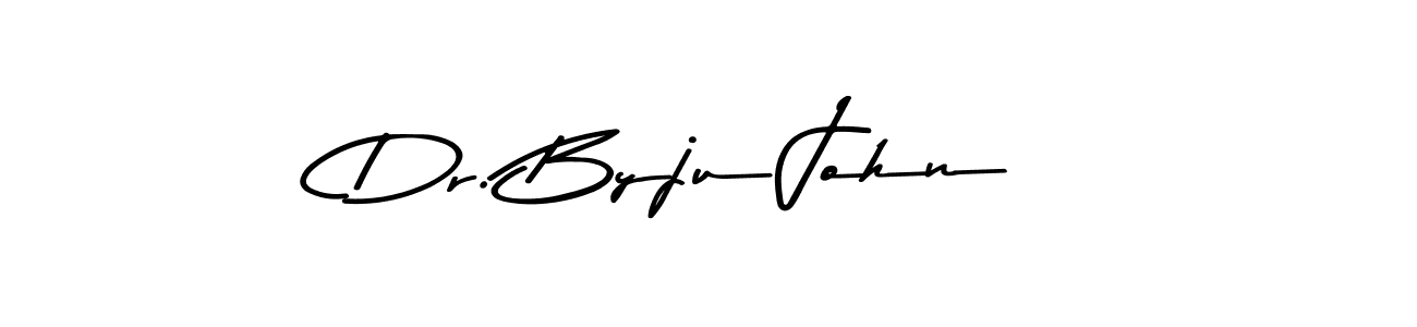 Create a beautiful signature design for name Dr. Byju John. With this signature (Asem Kandis PERSONAL USE) fonts, you can make a handwritten signature for free. Dr. Byju John signature style 9 images and pictures png