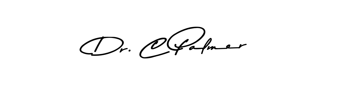 How to make Dr. C Palmer name signature. Use Asem Kandis PERSONAL USE style for creating short signs online. This is the latest handwritten sign. Dr. C Palmer signature style 9 images and pictures png