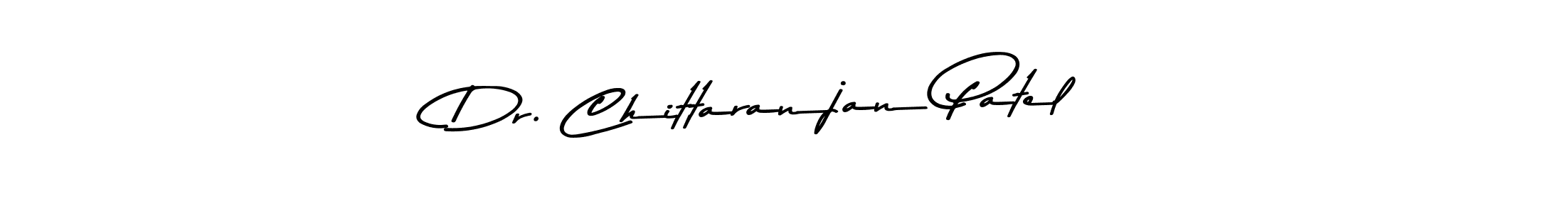 Create a beautiful signature design for name Dr. Chittaranjan Patel. With this signature (Asem Kandis PERSONAL USE) fonts, you can make a handwritten signature for free. Dr. Chittaranjan Patel signature style 9 images and pictures png