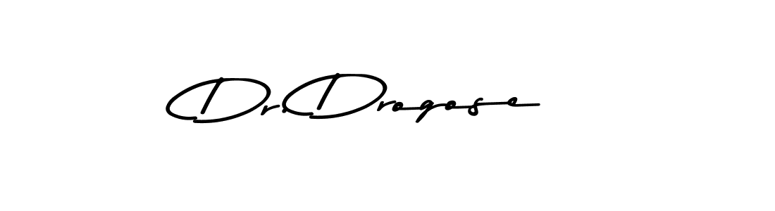 Design your own signature with our free online signature maker. With this signature software, you can create a handwritten (Asem Kandis PERSONAL USE) signature for name Dr. Drogose. Dr. Drogose signature style 9 images and pictures png