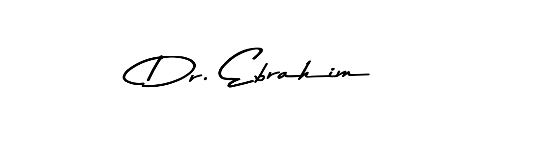 How to make Dr. Ebrahim name signature. Use Asem Kandis PERSONAL USE style for creating short signs online. This is the latest handwritten sign. Dr. Ebrahim signature style 9 images and pictures png