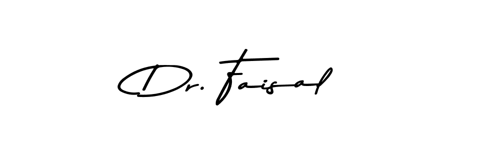 Make a beautiful signature design for name Dr. Faisal. With this signature (Asem Kandis PERSONAL USE) style, you can create a handwritten signature for free. Dr. Faisal signature style 9 images and pictures png