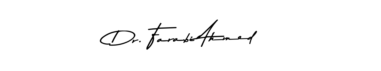 Similarly Asem Kandis PERSONAL USE is the best handwritten signature design. Signature creator online .You can use it as an online autograph creator for name Dr. Farabi Ahmed. Dr. Farabi Ahmed signature style 9 images and pictures png