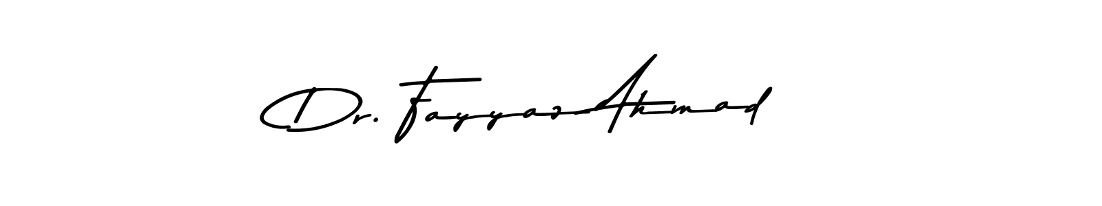 Use a signature maker to create a handwritten signature online. With this signature software, you can design (Asem Kandis PERSONAL USE) your own signature for name Dr. Fayyaz Ahmad. Dr. Fayyaz Ahmad signature style 9 images and pictures png