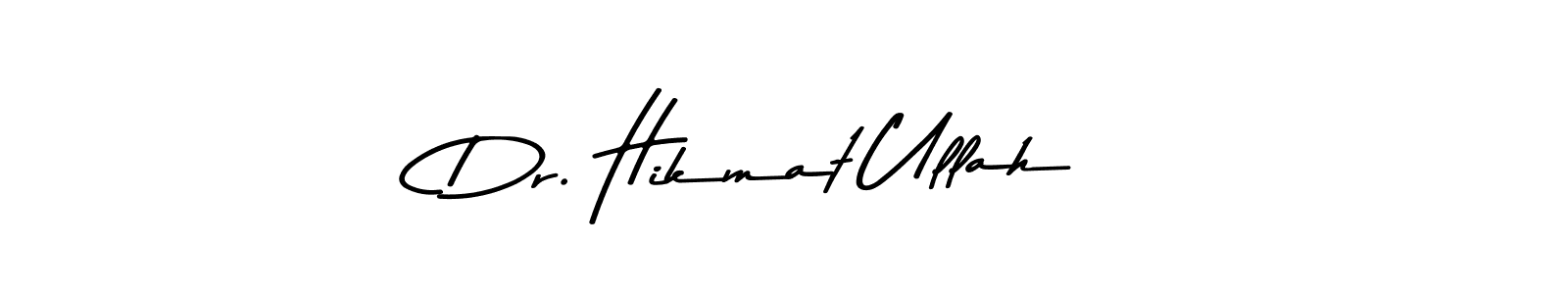 Use a signature maker to create a handwritten signature online. With this signature software, you can design (Asem Kandis PERSONAL USE) your own signature for name Dr. Hikmat Ullah. Dr. Hikmat Ullah signature style 9 images and pictures png