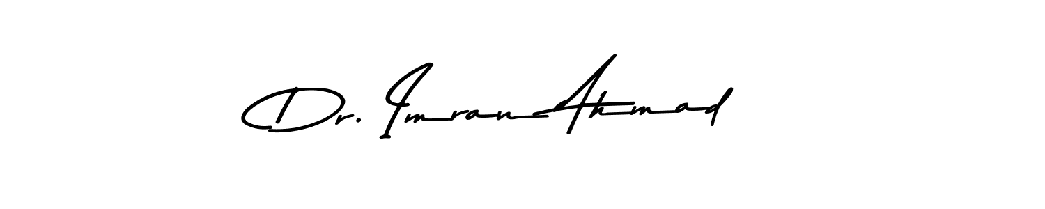 Create a beautiful signature design for name Dr. Imran Ahmad. With this signature (Asem Kandis PERSONAL USE) fonts, you can make a handwritten signature for free. Dr. Imran Ahmad signature style 9 images and pictures png