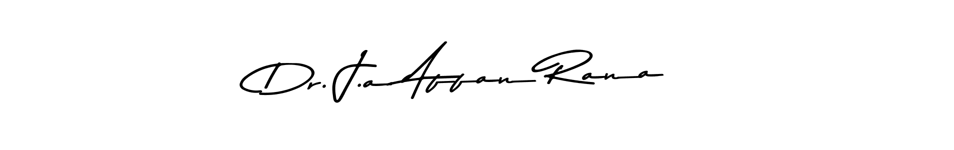 if you are searching for the best signature style for your name Dr. J.a. Affan Rana. so please give up your signature search. here we have designed multiple signature styles  using Asem Kandis PERSONAL USE. Dr. J.a. Affan Rana signature style 9 images and pictures png