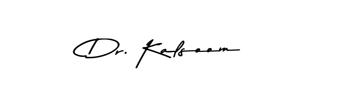 Make a beautiful signature design for name Dr. Kalsoom. Use this online signature maker to create a handwritten signature for free. Dr. Kalsoom signature style 9 images and pictures png