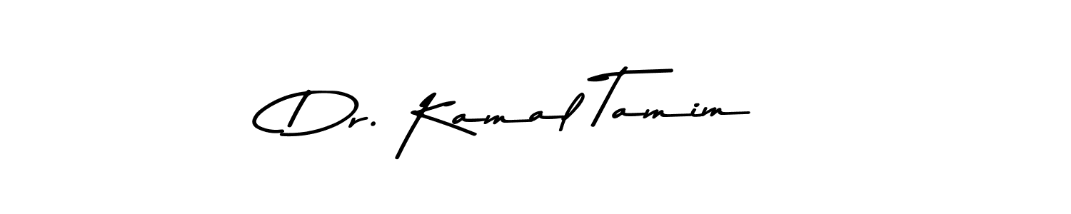 You should practise on your own different ways (Asem Kandis PERSONAL USE) to write your name (Dr. Kamal Tamim) in signature. don't let someone else do it for you. Dr. Kamal Tamim signature style 9 images and pictures png