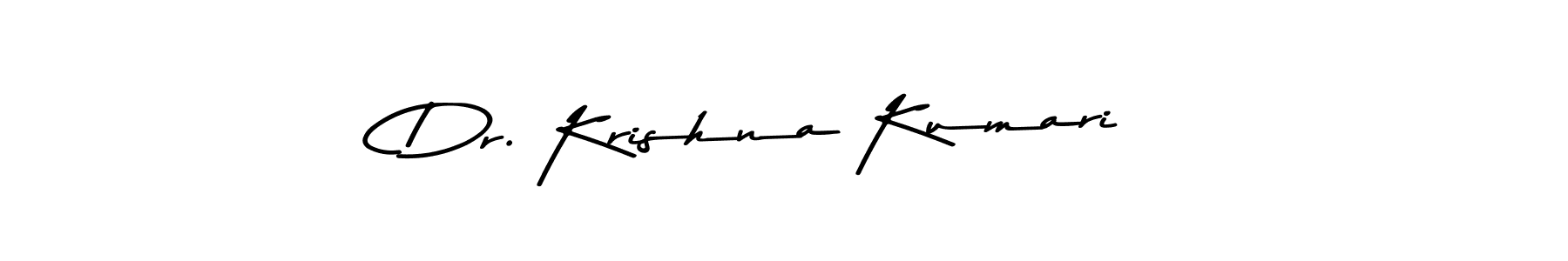 How to make Dr. Krishna Kumari signature? Asem Kandis PERSONAL USE is a professional autograph style. Create handwritten signature for Dr. Krishna Kumari name. Dr. Krishna Kumari signature style 9 images and pictures png