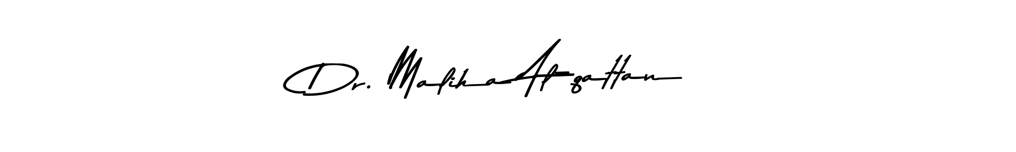 Make a beautiful signature design for name Dr. Maliha Al-qattan. With this signature (Asem Kandis PERSONAL USE) style, you can create a handwritten signature for free. Dr. Maliha Al-qattan signature style 9 images and pictures png