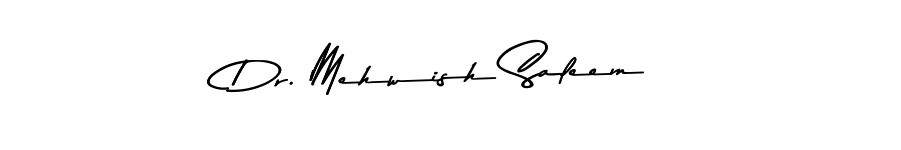 Dr. Mehwish Saleem stylish signature style. Best Handwritten Sign (Asem Kandis PERSONAL USE) for my name. Handwritten Signature Collection Ideas for my name Dr. Mehwish Saleem. Dr. Mehwish Saleem signature style 9 images and pictures png