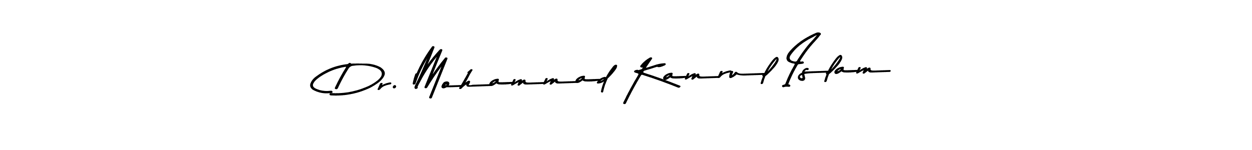 Design your own signature with our free online signature maker. With this signature software, you can create a handwritten (Asem Kandis PERSONAL USE) signature for name Dr. Mohammad Kamrul Islam. Dr. Mohammad Kamrul Islam signature style 9 images and pictures png