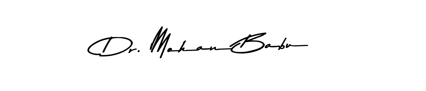 Design your own signature with our free online signature maker. With this signature software, you can create a handwritten (Asem Kandis PERSONAL USE) signature for name Dr. Mohan Babu. Dr. Mohan Babu signature style 9 images and pictures png