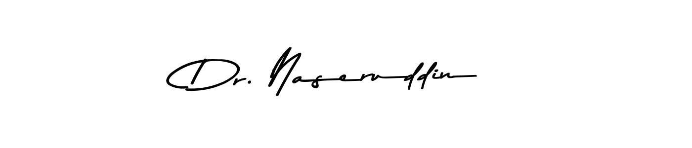 The best way (Asem Kandis PERSONAL USE) to make a short signature is to pick only two or three words in your name. The name Dr. Naseruddin include a total of six letters. For converting this name. Dr. Naseruddin signature style 9 images and pictures png