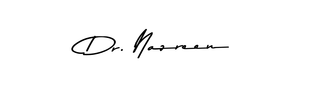 Make a beautiful signature design for name Dr. Nazreen. Use this online signature maker to create a handwritten signature for free. Dr. Nazreen signature style 9 images and pictures png