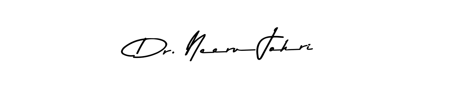 Asem Kandis PERSONAL USE is a professional signature style that is perfect for those who want to add a touch of class to their signature. It is also a great choice for those who want to make their signature more unique. Get Dr. Neeru Johri name to fancy signature for free. Dr. Neeru Johri signature style 9 images and pictures png