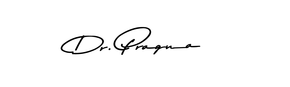 Create a beautiful signature design for name Dr. Pragna. With this signature (Asem Kandis PERSONAL USE) fonts, you can make a handwritten signature for free. Dr. Pragna signature style 9 images and pictures png