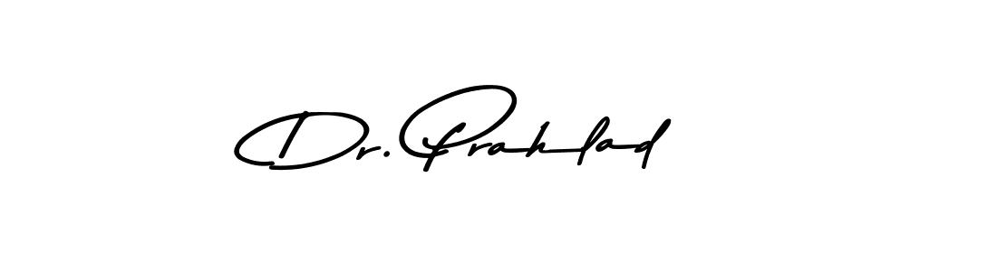 How to make Dr. Prahlad name signature. Use Asem Kandis PERSONAL USE style for creating short signs online. This is the latest handwritten sign. Dr. Prahlad signature style 9 images and pictures png