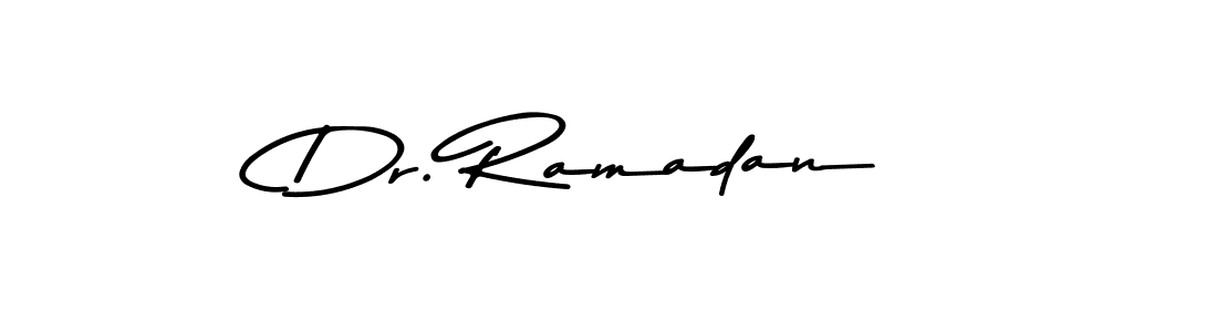 Also You can easily find your signature by using the search form. We will create Dr. Ramadan name handwritten signature images for you free of cost using Asem Kandis PERSONAL USE sign style. Dr. Ramadan signature style 9 images and pictures png