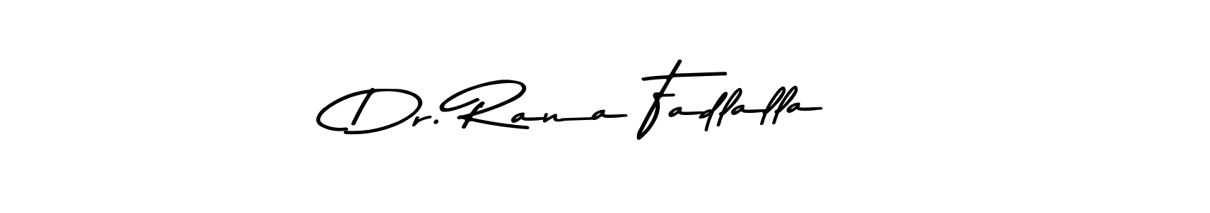 Asem Kandis PERSONAL USE is a professional signature style that is perfect for those who want to add a touch of class to their signature. It is also a great choice for those who want to make their signature more unique. Get Dr. Rana Fadlalla name to fancy signature for free. Dr. Rana Fadlalla signature style 9 images and pictures png