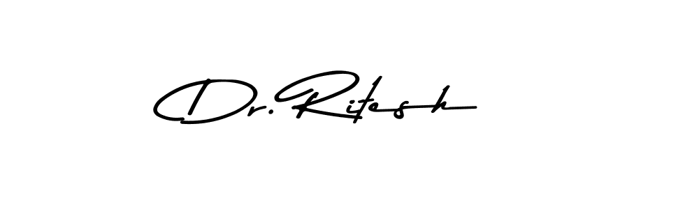 Dr. Ritesh stylish signature style. Best Handwritten Sign (Asem Kandis PERSONAL USE) for my name. Handwritten Signature Collection Ideas for my name Dr. Ritesh. Dr. Ritesh signature style 9 images and pictures png