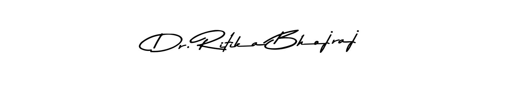 Dr. Ritika Bhojraj stylish signature style. Best Handwritten Sign (Asem Kandis PERSONAL USE) for my name. Handwritten Signature Collection Ideas for my name Dr. Ritika Bhojraj. Dr. Ritika Bhojraj signature style 9 images and pictures png