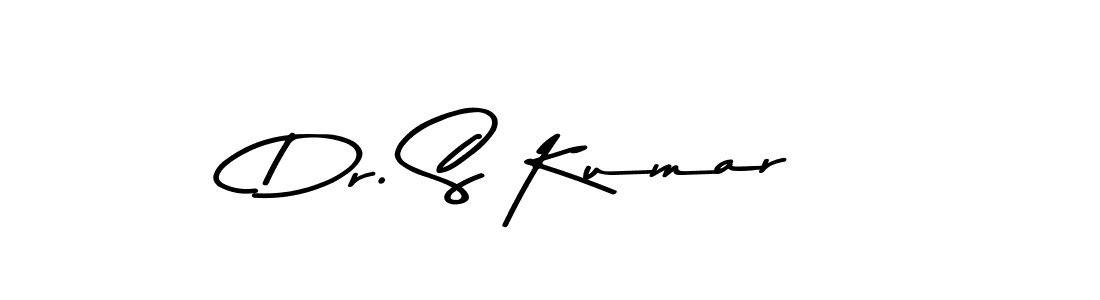 Make a beautiful signature design for name Dr. S Kumar. With this signature (Asem Kandis PERSONAL USE) style, you can create a handwritten signature for free. Dr. S Kumar signature style 9 images and pictures png