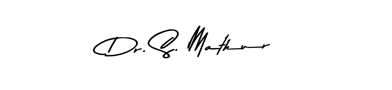 Similarly Asem Kandis PERSONAL USE is the best handwritten signature design. Signature creator online .You can use it as an online autograph creator for name Dr. S. Mathur. Dr. S. Mathur signature style 9 images and pictures png