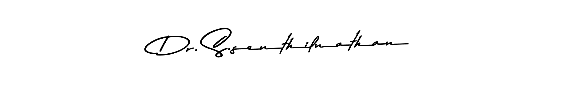 Design your own signature with our free online signature maker. With this signature software, you can create a handwritten (Asem Kandis PERSONAL USE) signature for name Dr. S.senthilnathan. Dr. S.senthilnathan signature style 9 images and pictures png