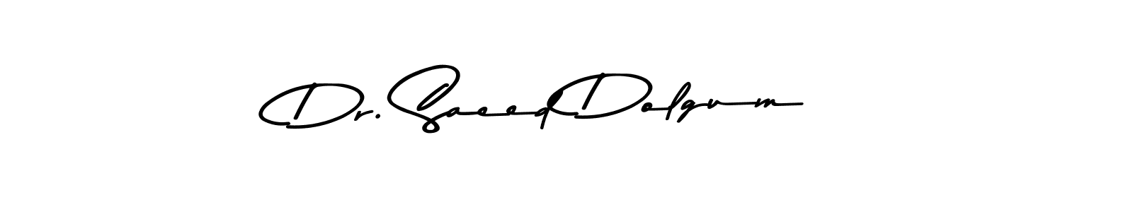 Design your own signature with our free online signature maker. With this signature software, you can create a handwritten (Asem Kandis PERSONAL USE) signature for name Dr. Saeed Dolgum. Dr. Saeed Dolgum signature style 9 images and pictures png