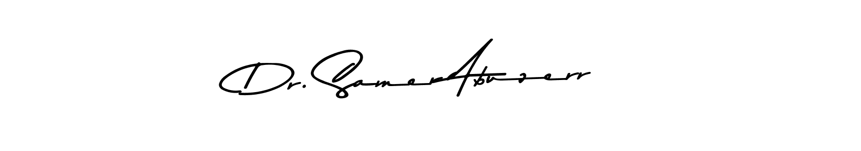 Make a beautiful signature design for name Dr. Samer Abuzerr. With this signature (Asem Kandis PERSONAL USE) style, you can create a handwritten signature for free. Dr. Samer Abuzerr signature style 9 images and pictures png