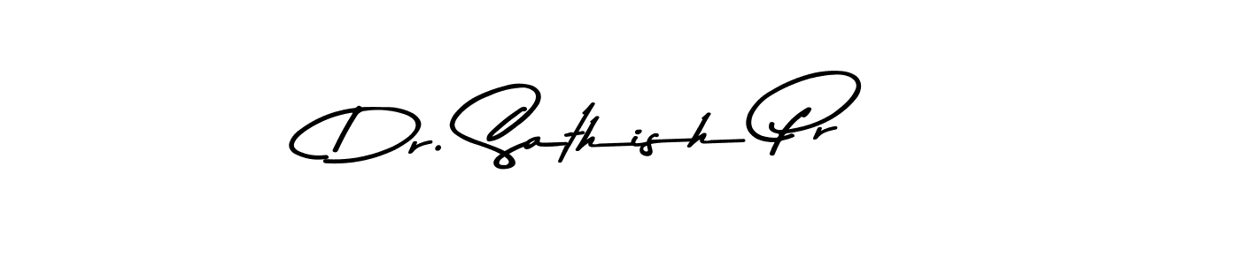 Similarly Asem Kandis PERSONAL USE is the best handwritten signature design. Signature creator online .You can use it as an online autograph creator for name Dr. Sathish Pr. Dr. Sathish Pr signature style 9 images and pictures png