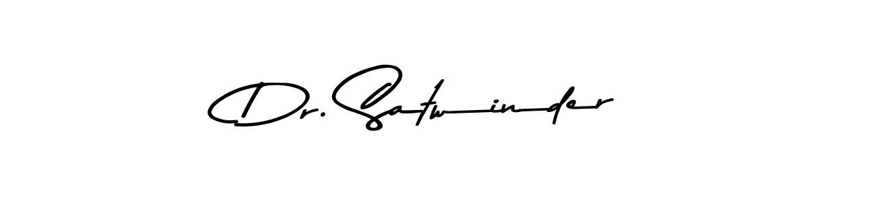 The best way (Asem Kandis PERSONAL USE) to make a short signature is to pick only two or three words in your name. The name Dr. Satwinder include a total of six letters. For converting this name. Dr. Satwinder signature style 9 images and pictures png